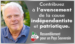 Jacques L’Heureux - Président d’honneur de la campagne financement du Rassemblement pour un Pays Souverain 2025-2026