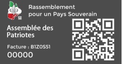 Billet pour l’Assemblée des Patriotes 2025